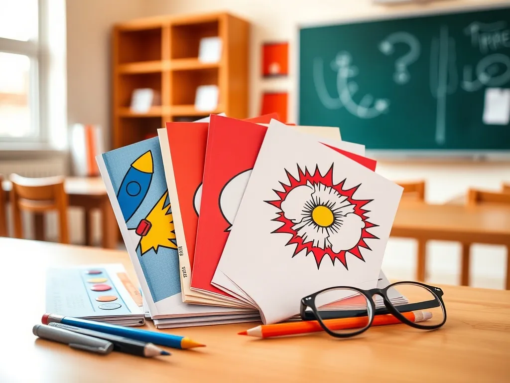 Jakie są przykłady komiksów dla uczniów?